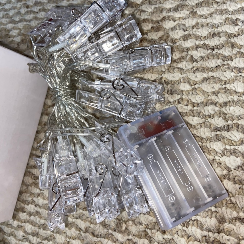 battery operated string clip lights